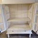 Large wardrobe, storage unit - White painted wood - Colonial, Indonesian