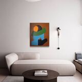 Colorful figurative abstract "You and me"