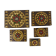Set de 5 bois gigognes en bois