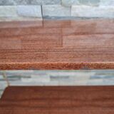 Wall shelves style metal string imitation wood 60- 70s