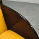 Pair of Italian Space Age Armchairs, Black Lacquer, 1970s