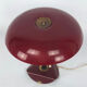 Vintage Italian brass and lacquer table lamp from 50s