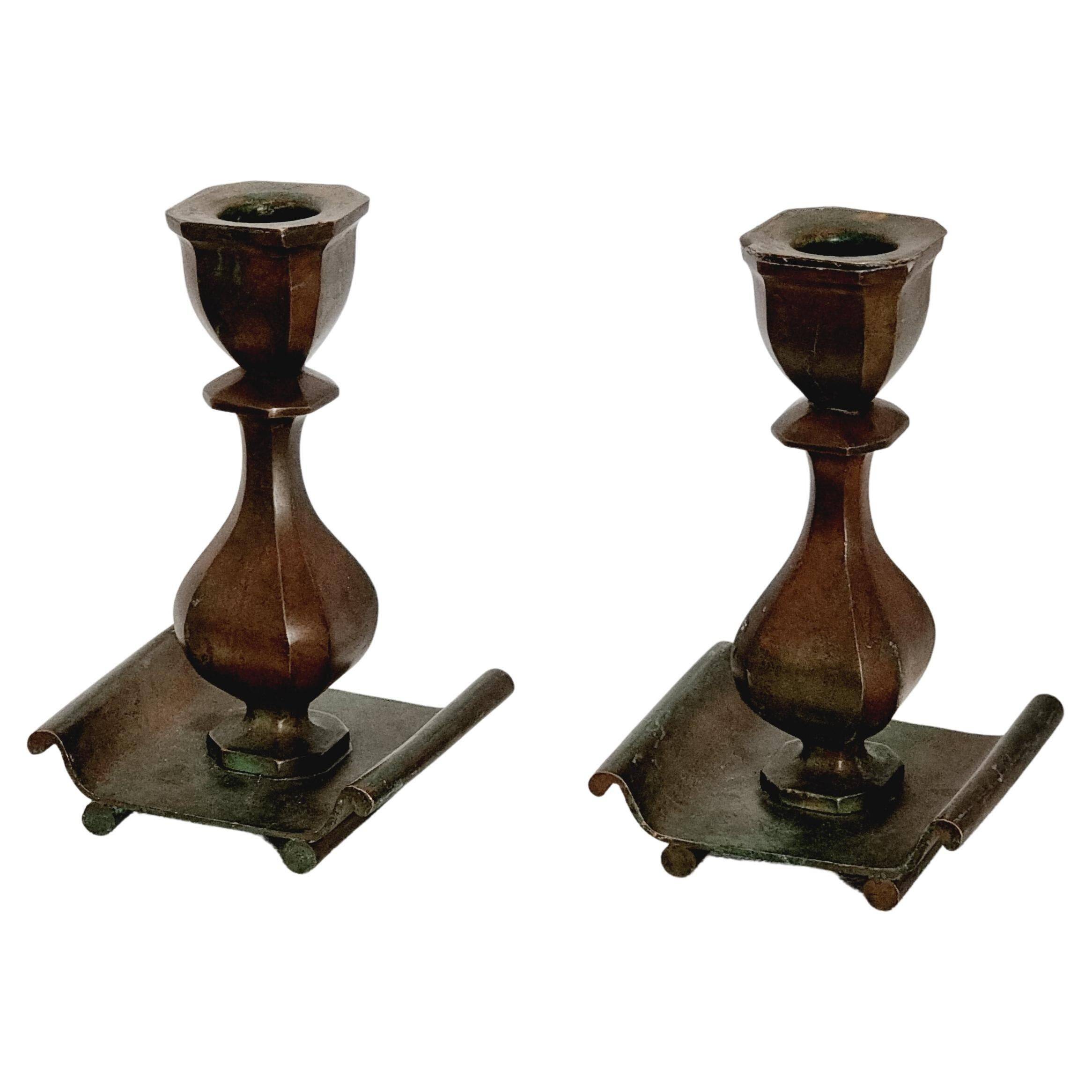 Sune Bäckström, bronze chandeliers, solid bronze, Swedish grace / Art Deco