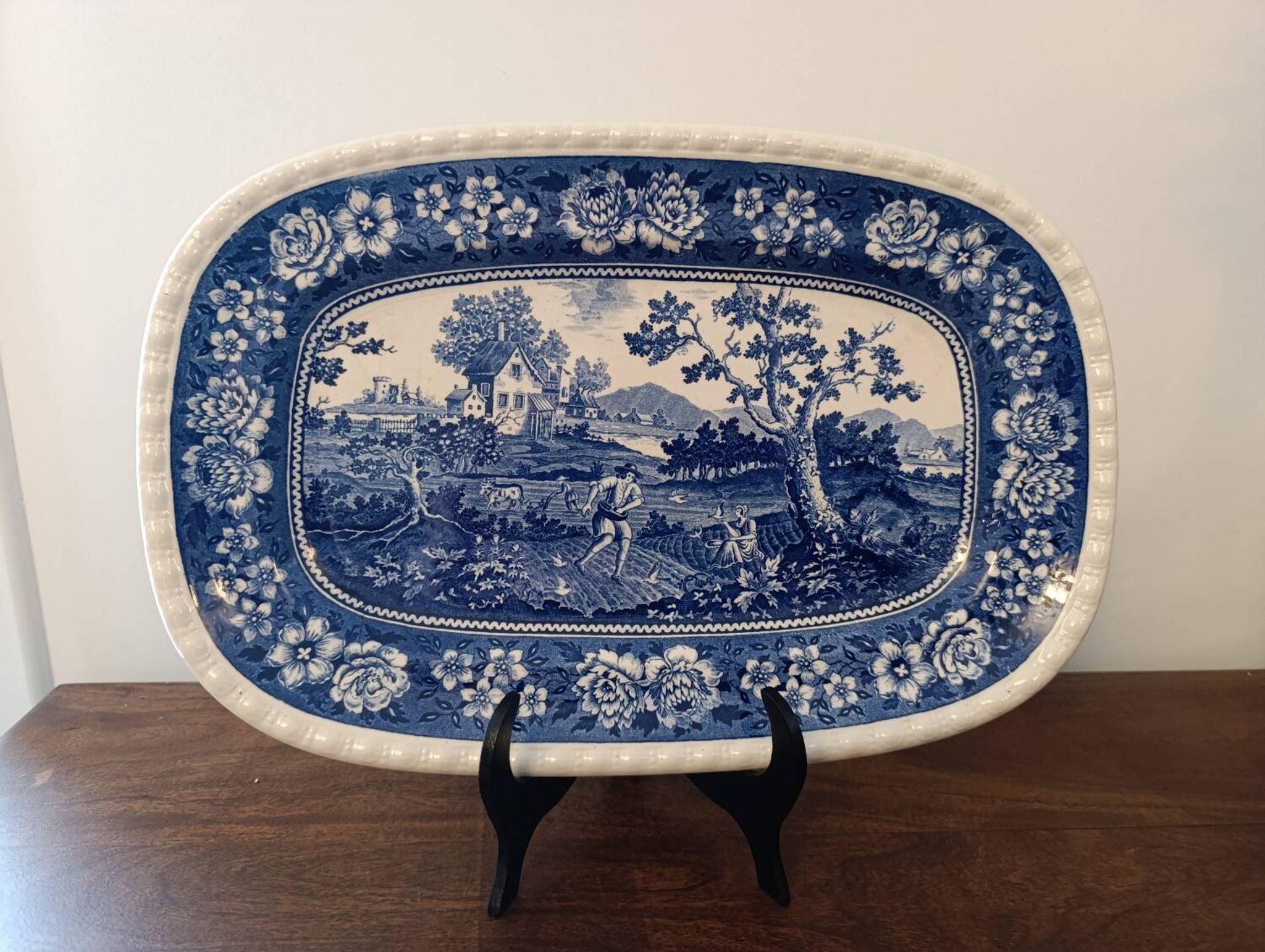 Grand plat rectangulaire Villeroy & Boch "Rusticana" - Fêle