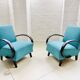 2x Fauteuils Jindrich Halabala originaux 1940