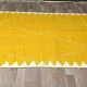 Moroccan kilim rug, yellow, handmade, 150/250cm.