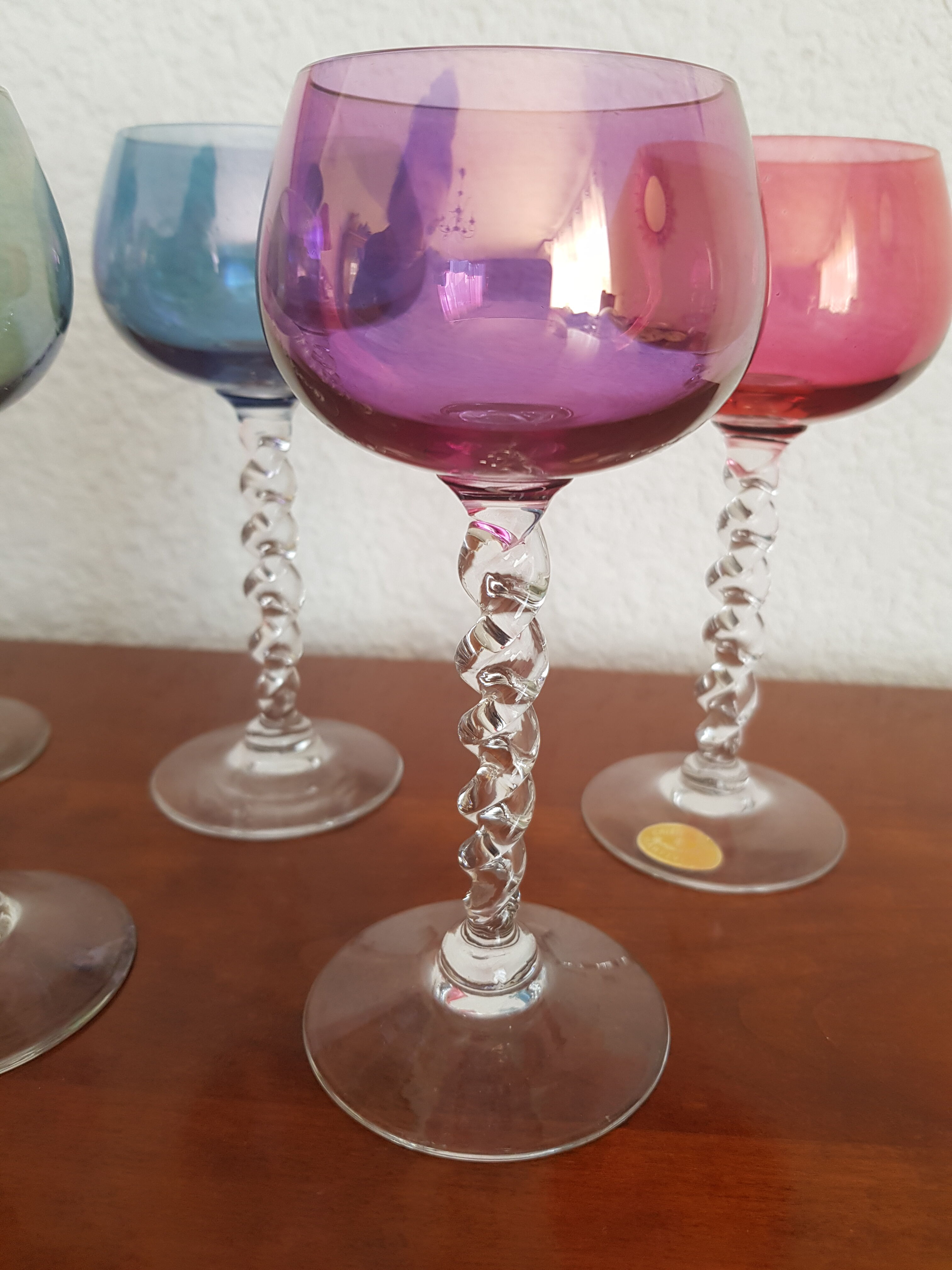 Set of 6 Roemer Crystal glasses from Loraine