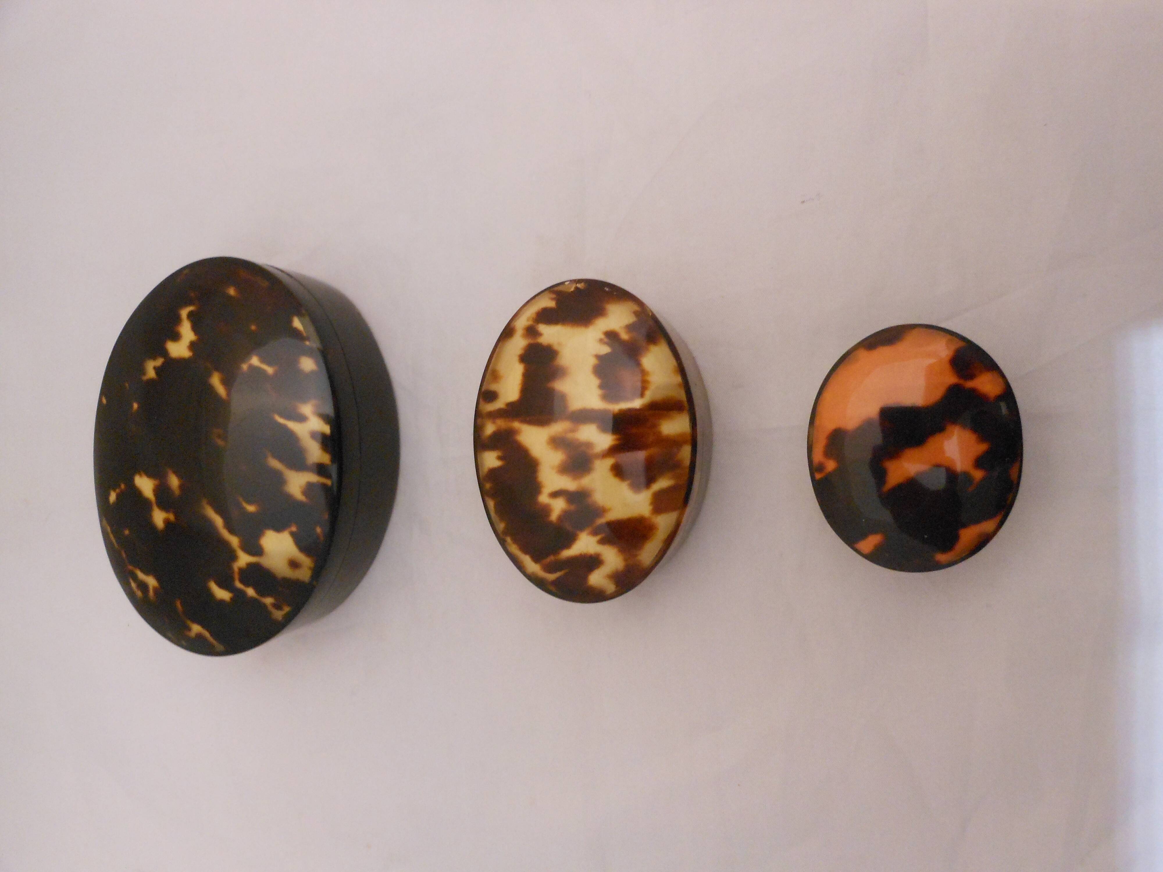 Set of 3 boxes/tortoise shell