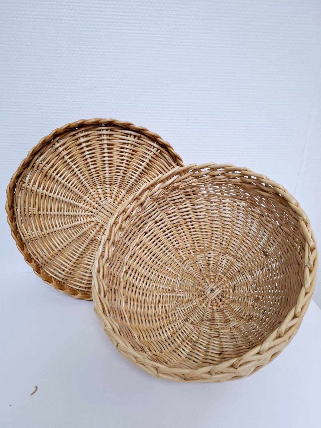 Tray and its vintage wicker bell