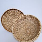 Tray and its vintage wicker bell