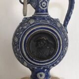 PITCHER Ewer in Stoneware from WESTERLAND, Germany, medallions and sculptures