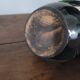 Glazed stoneware round vase