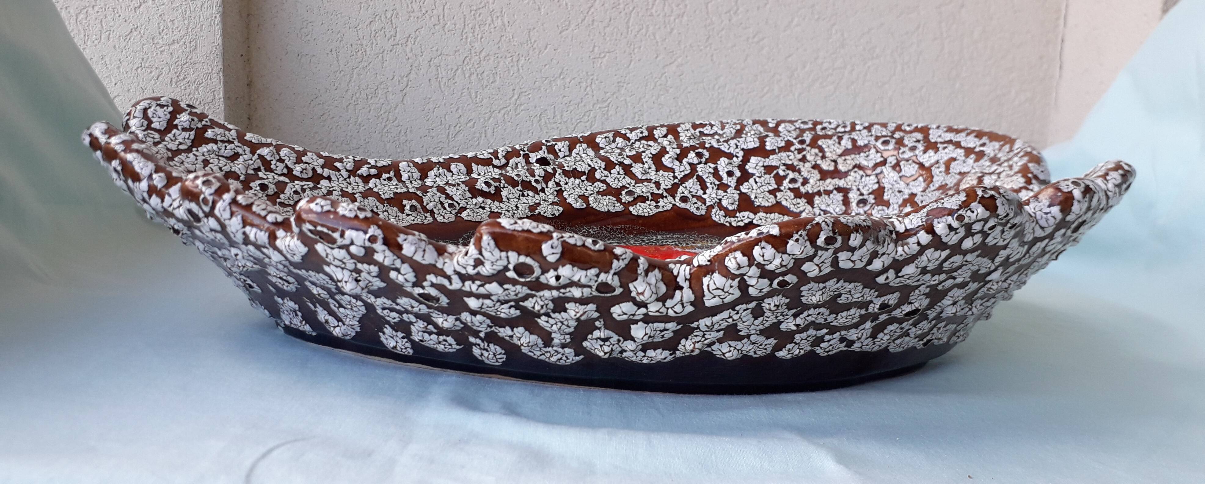 Coupe à fruits en céramique