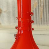 Vase soliflore "arum" en verre soufflé Murano