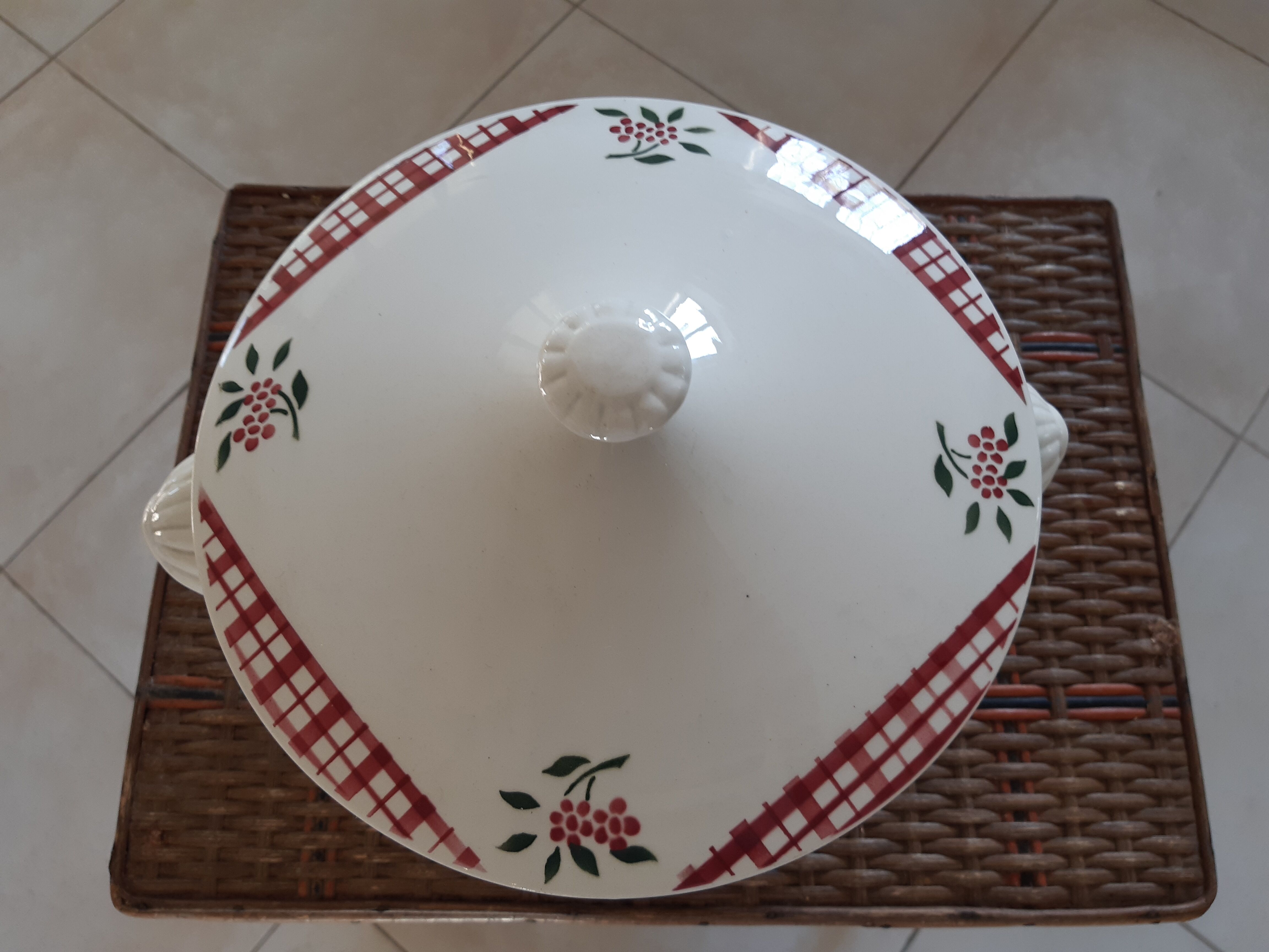 Soup bowl Digoin Sarreguemines