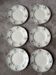 6 Assiettes Plates Terre de Fer Longwy Modèle Lorrain