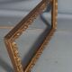 Old frame wood stucco gilded, original 36x22 cm, foliage 32x18 cm