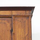 Painted Folk Art Bridal Cupboard