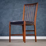 Vintage Dining Chairs in Rosewood, Denmark, 1950s, Set of 10