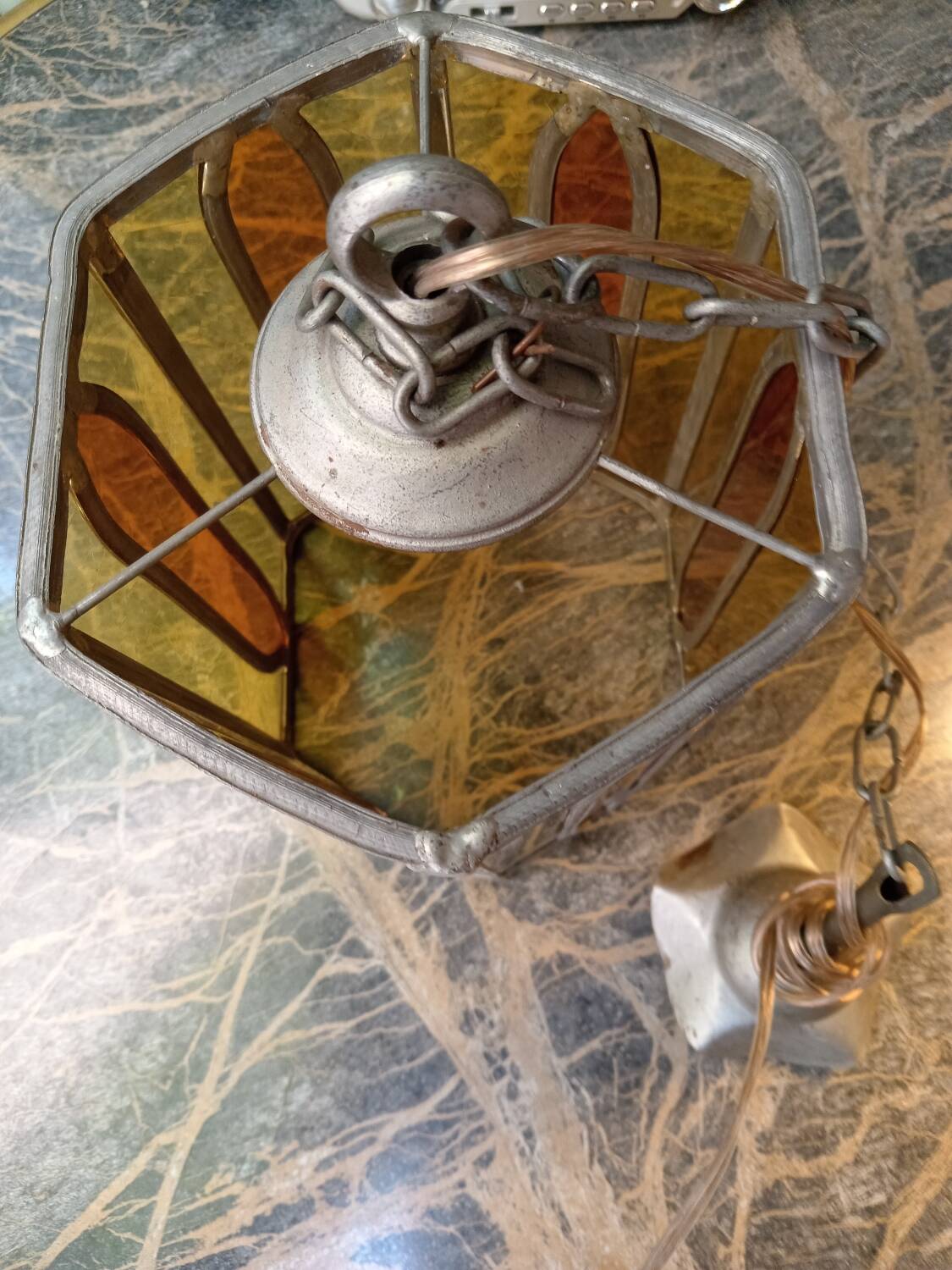 Stained glass suspension