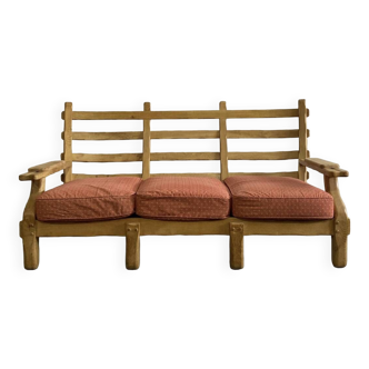 Large brutalist sofa