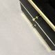 Pair of black lacquered and brass bedside tables, Roche Bobois 1970