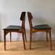 4 Danish chairs in oak and teak, 1960s