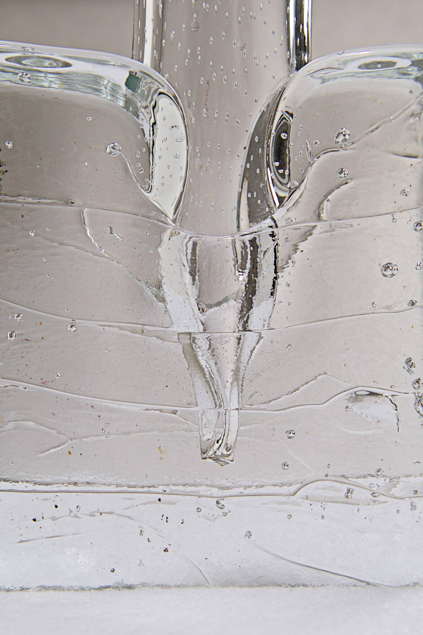 'L'ultimatum' vase in glass