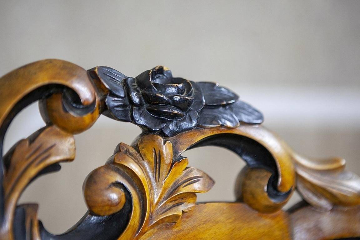 Antique Walnut Chair, 1890s