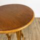 Mini rattan plant holder pedestal from the 60s