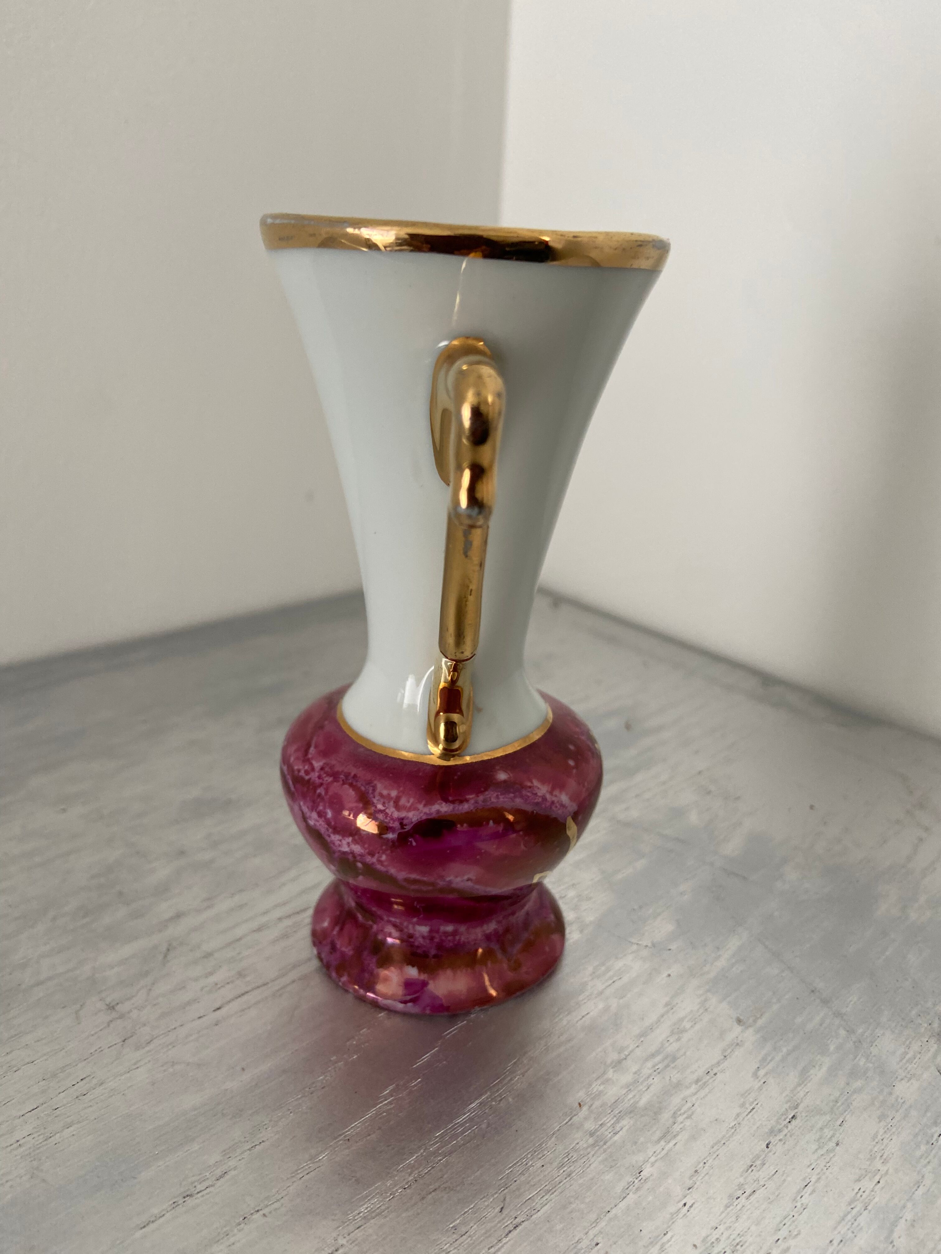 Small Limoges porcelain vase