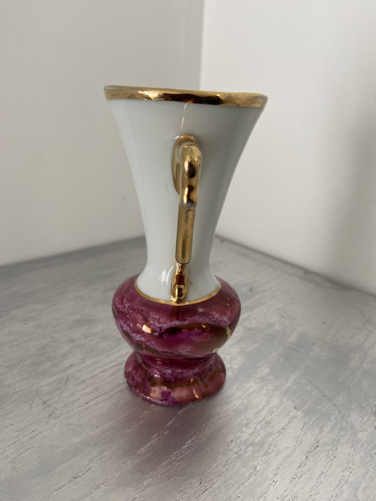 Small Limoges porcelain vase