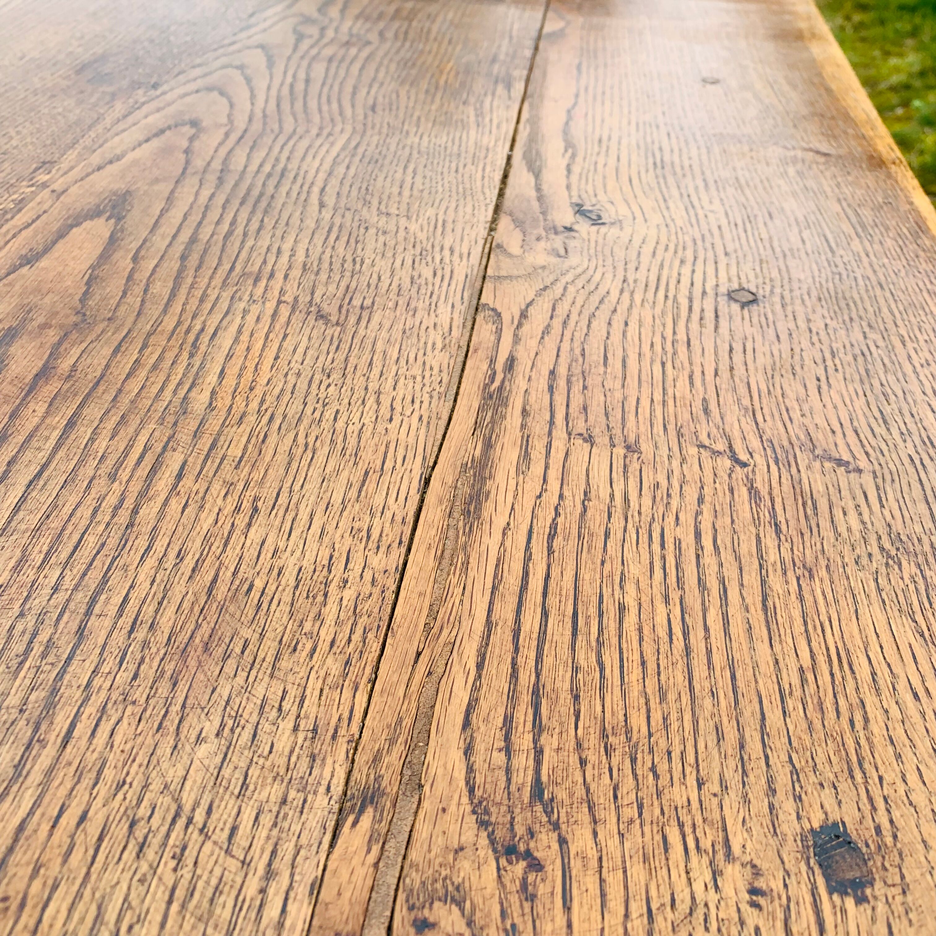 Table de ferme en chêne