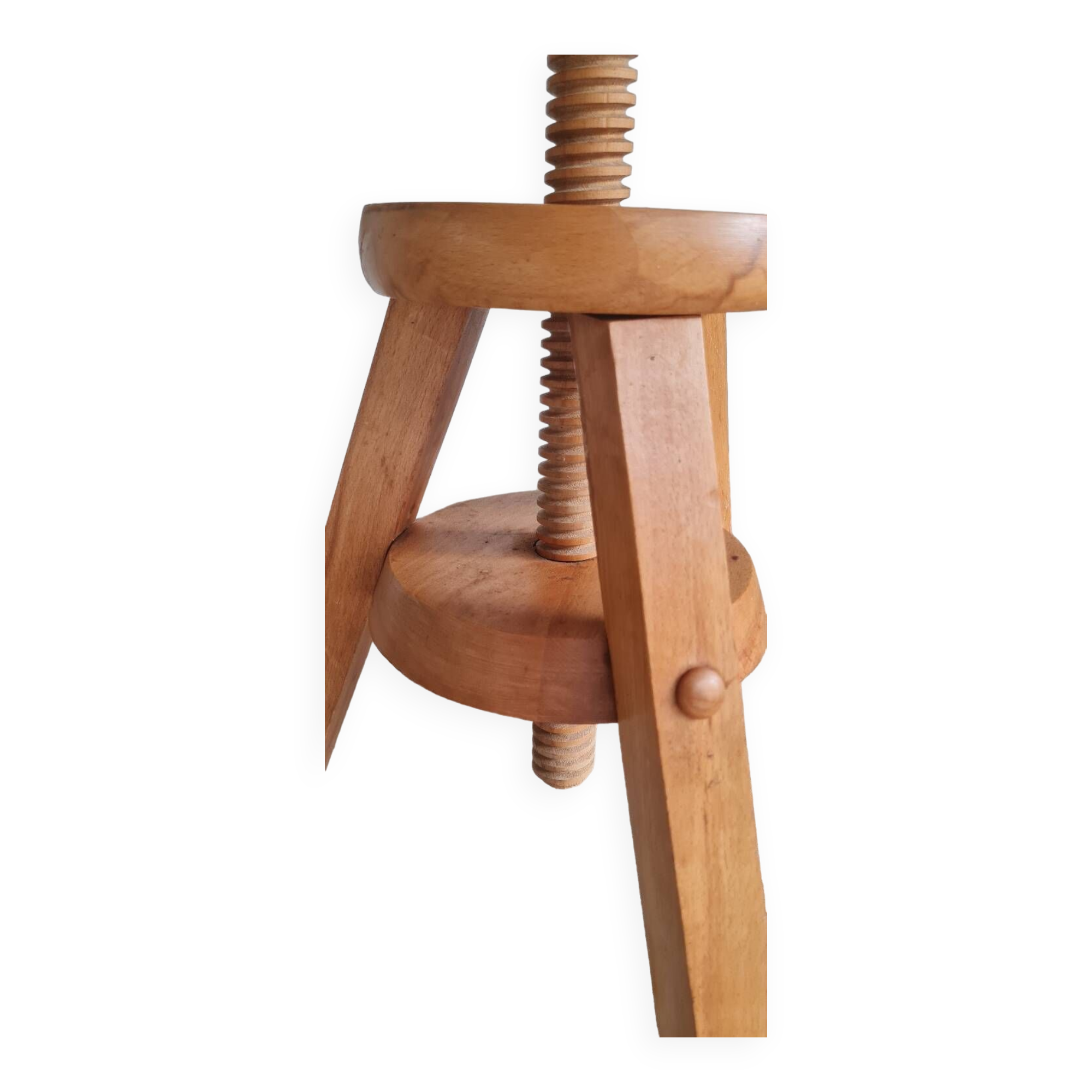 Tabouret d'atelier en bois