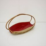 Vintage Decorative Basket, 1950's, Czechoslovakia