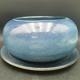 Blue ceramic bowl and its undercut