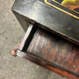 Small vintage Chinese hand painted cabinet / chest of drawers