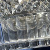 Cut crystal ice bucket – bronze mount