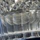 Cut crystal ice bucket – bronze mount