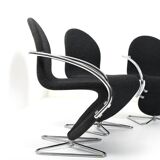 Verner Panton for Fritz Hansen 1973 Series 1-2-3 Butterfly Base