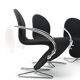 Verner Panton for Fritz Hansen 1973 Series 1-2-3 Butterfly Base