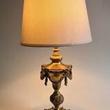 Belgian bronze lamp in Neoclassical style (circa 1910 - 1920)