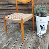 Chair n4 Scandinavian design rope Danish