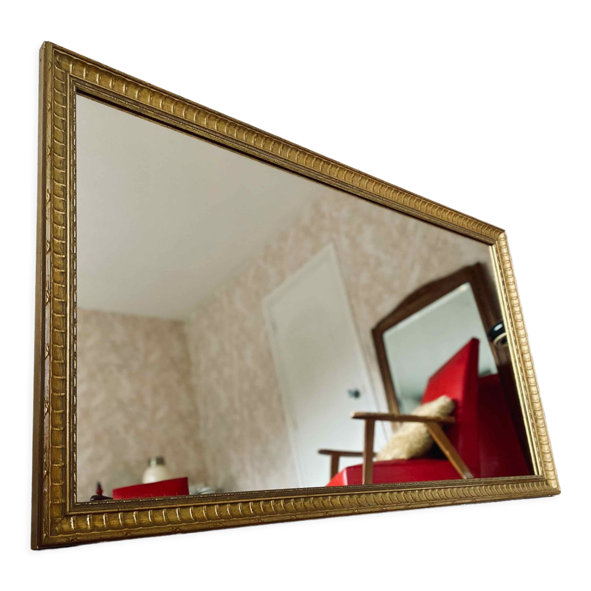 Gilded wooden mirror 30s