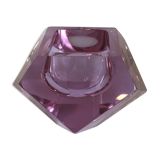 Sommerso cup by Flavio Poli glass from Murano, Italy, 1960