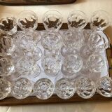 Service of crystal glasses from Wien brand Josephinehütte
