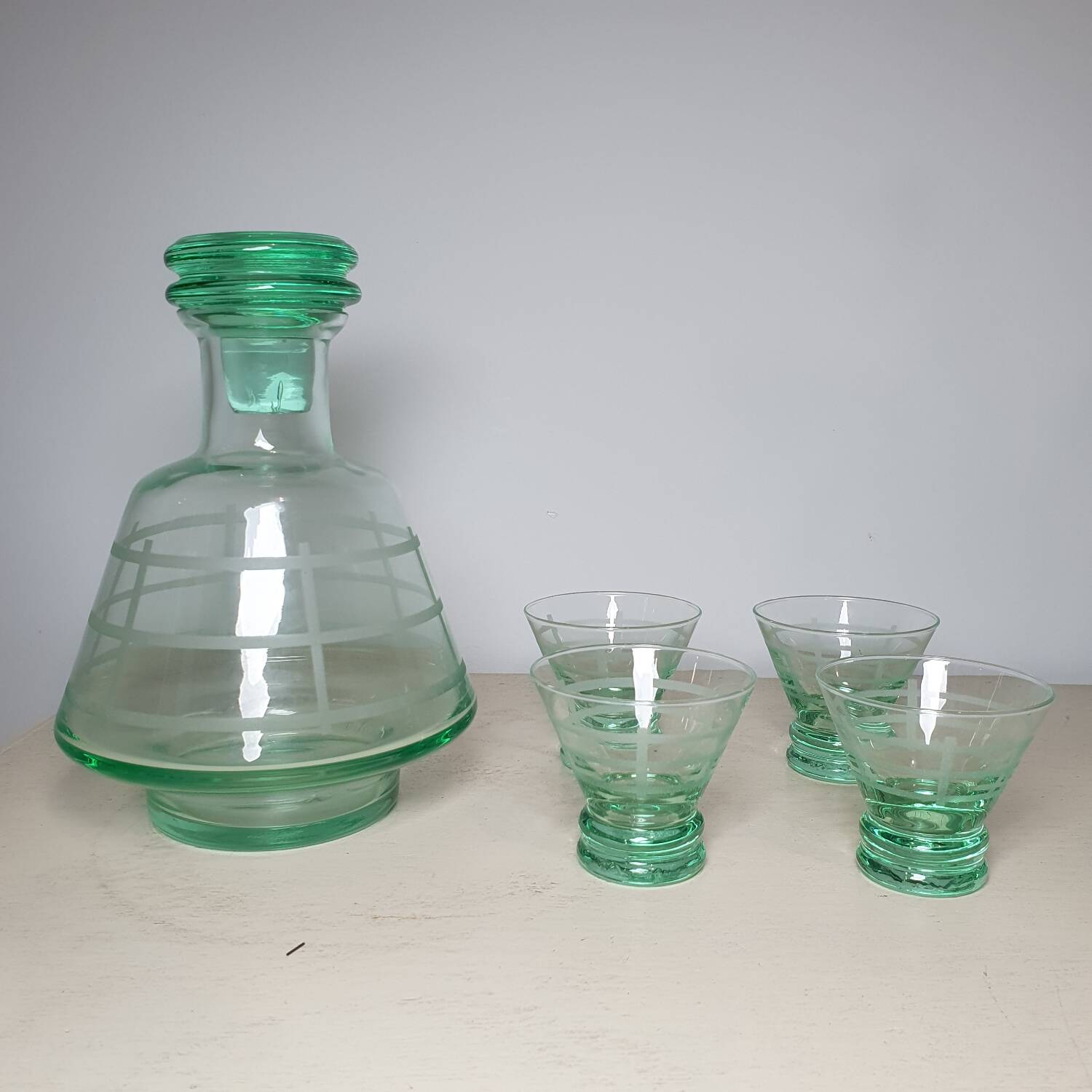 Service à liqueur Art Déco