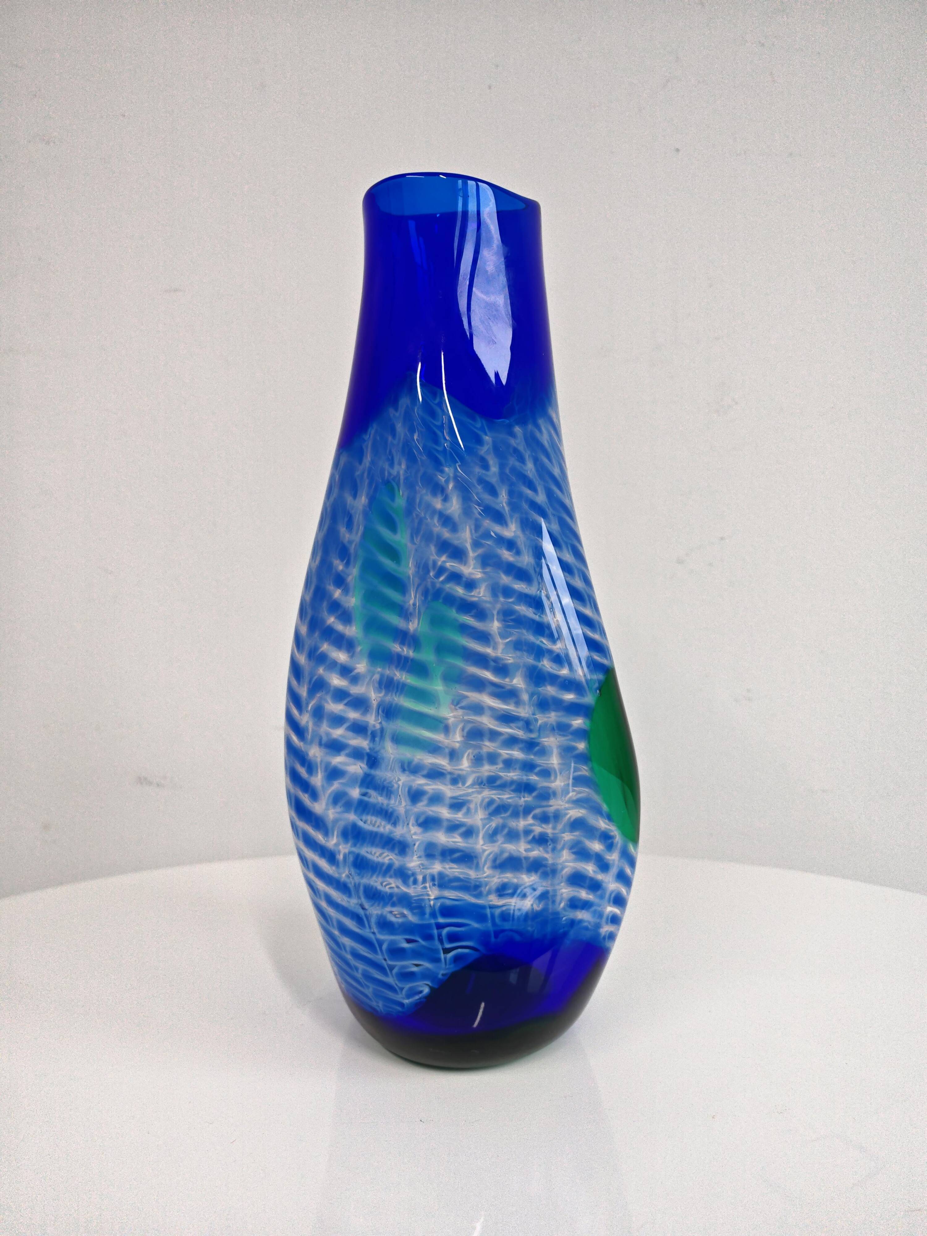 Murano glass vase by Archimede Seguso, limited edition.