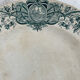 Presentation plate in St Armand Persan ironstone