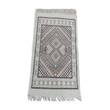 Traditional handmade white mergoum carpet